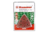 Набор шлифлистов Hammerflex 220-001 MF-AC 001 Р 60 
